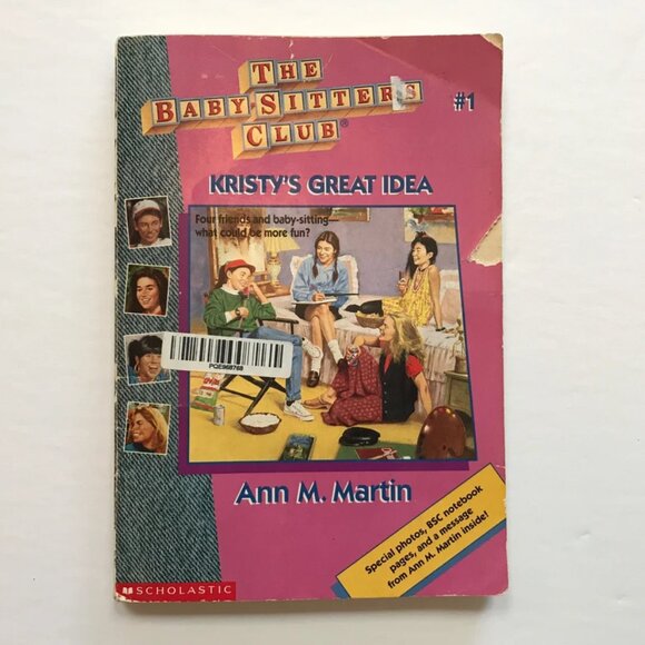 The Babysitters Club #1 Kristys Great Idea Paperback Chapter Book - Picture 1 of 3